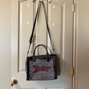 Juicy Couture Black and Brown Crossbody Bag
